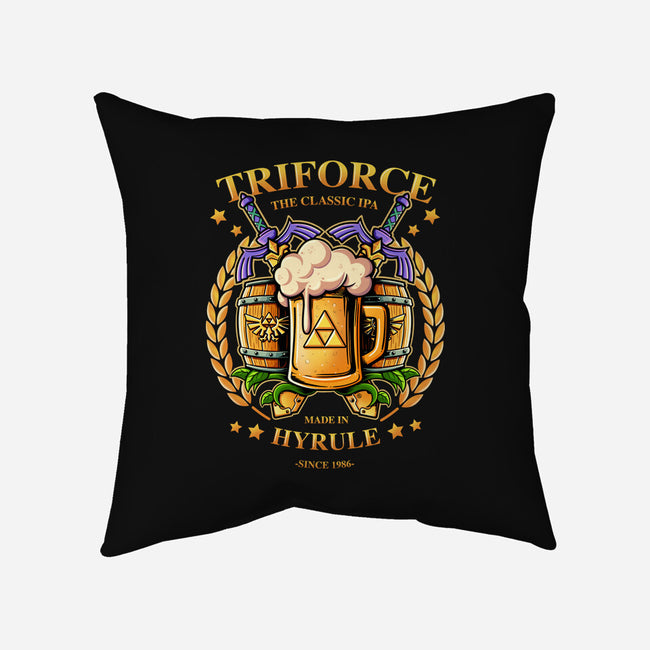 Triforce IPA-None-Removable Cover w Insert-Throw Pillow-FernandoSala