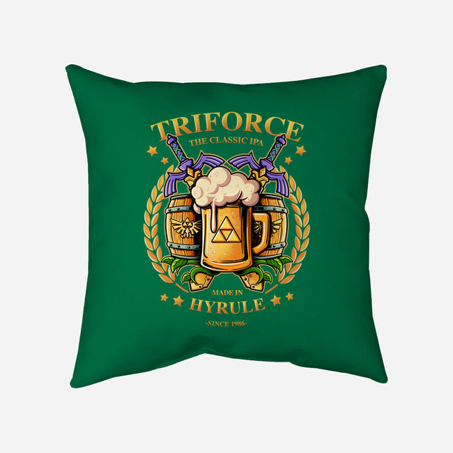 Triforce IPA-None-Removable Cover w Insert-Throw Pillow-FernandoSala