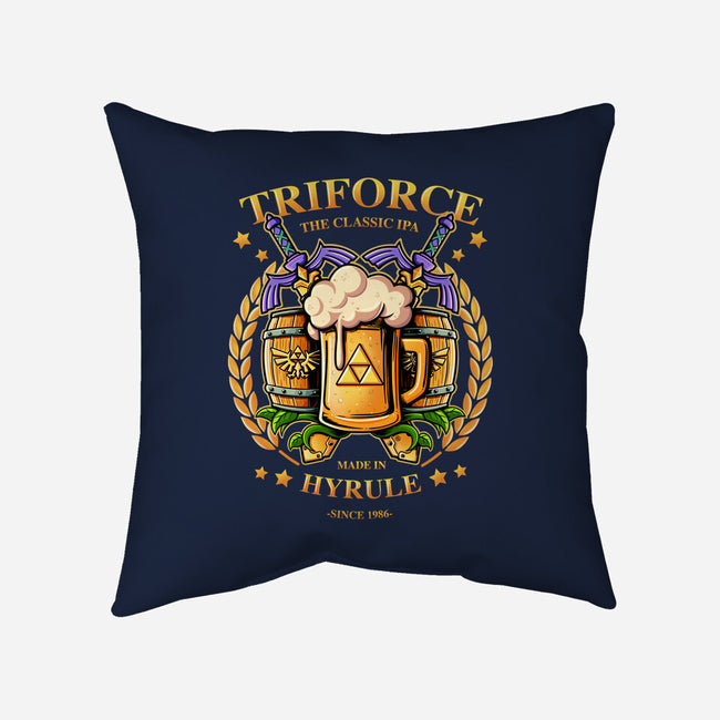 Triforce IPA-None-Removable Cover w Insert-Throw Pillow-FernandoSala