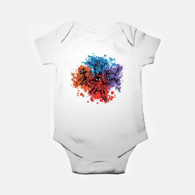 New Ninja Turtles-Baby-Basic-Onesie-nickzzarto