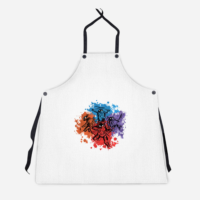 New Ninja Turtles-Unisex-Kitchen-Apron-nickzzarto