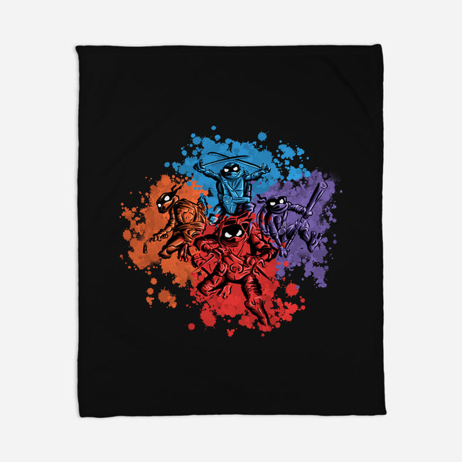 New Ninja Turtles-None-Fleece-Blanket-nickzzarto