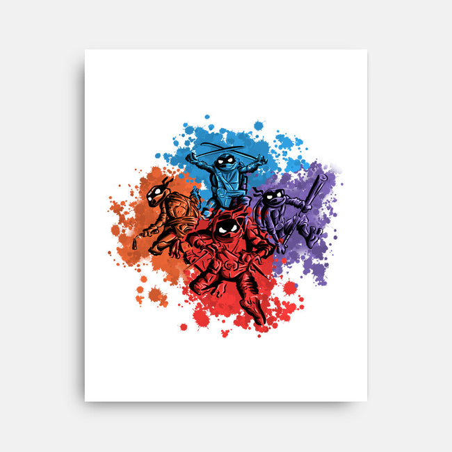 New Ninja Turtles-None-Stretched-Canvas-nickzzarto