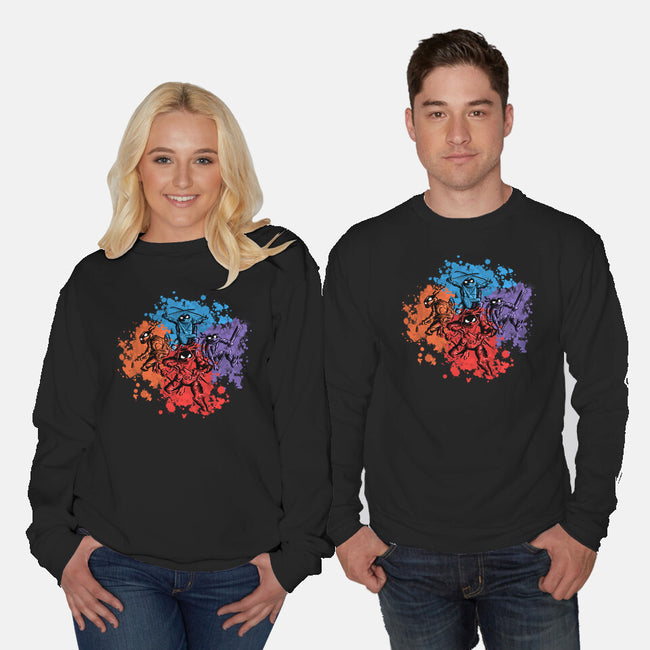 New Ninja Turtles-Unisex-Crew Neck-Sweatshirt-nickzzarto