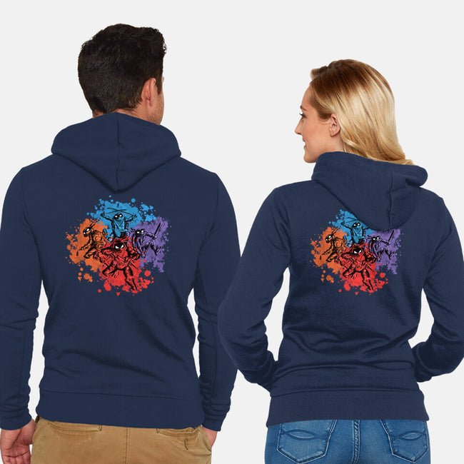 New Ninja Turtles-Unisex-Zip-Up-Sweatshirt-nickzzarto