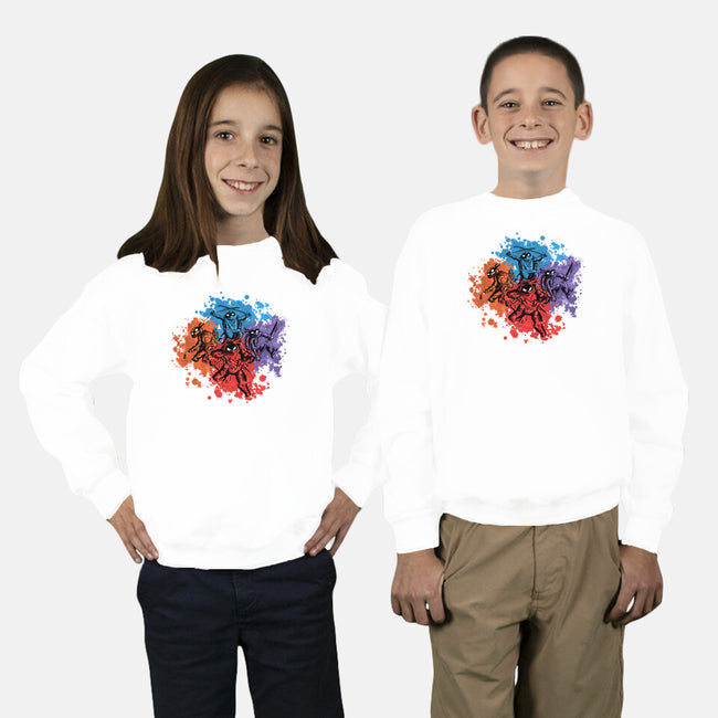 New Ninja Turtles-Youth-Crew Neck-Sweatshirt-nickzzarto