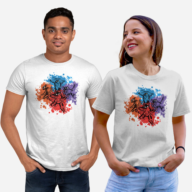 New Ninja Turtles-Unisex-Basic-Tee-nickzzarto