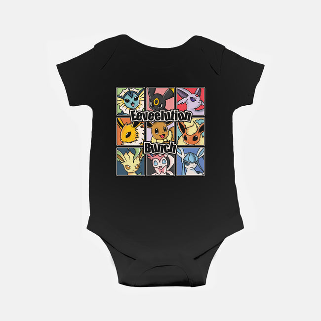 The Eeveelution Bunch-Baby-Basic-Onesie-turborat14