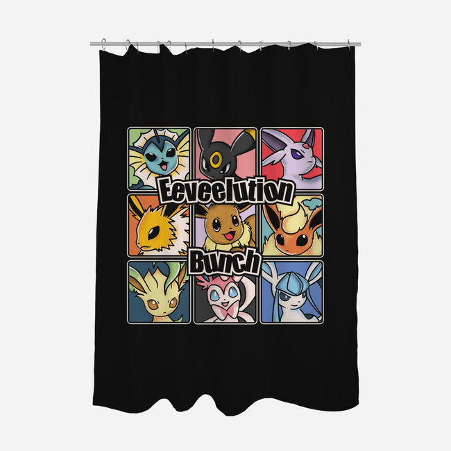 The Eeveelution Bunch-None-Polyester-Shower Curtain-turborat14
