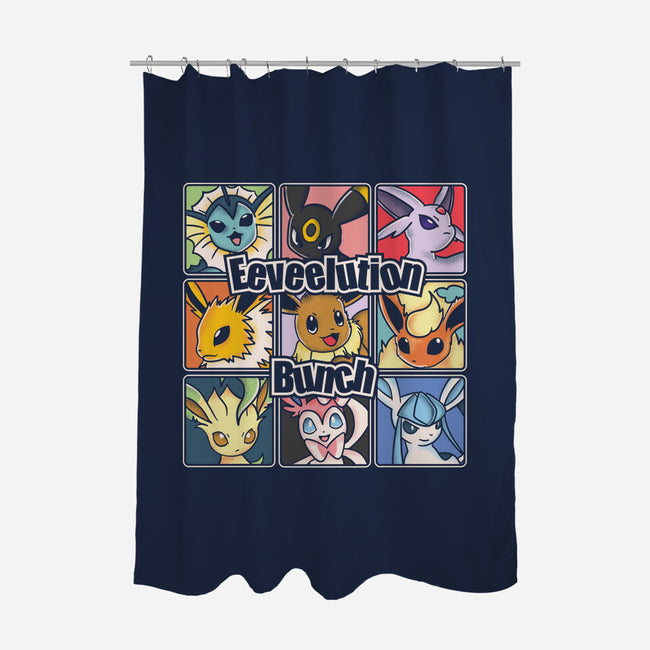 The Eeveelution Bunch-None-Polyester-Shower Curtain-turborat14