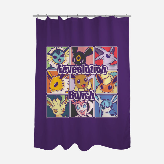 The Eeveelution Bunch-None-Polyester-Shower Curtain-turborat14