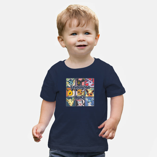 The Eeveelution Bunch-Baby-Basic-Tee-turborat14