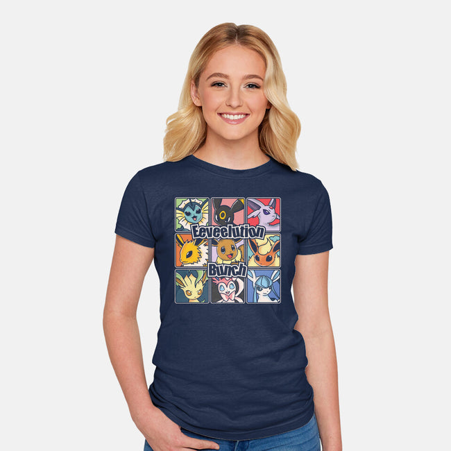 The Eeveelution Bunch-Womens-Fitted-Tee-turborat14
