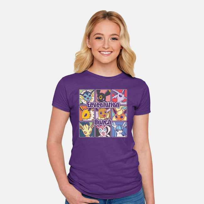 The Eeveelution Bunch-Womens-Fitted-Tee-turborat14