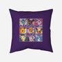 The Eeveelution Bunch-None-Removable Cover w Insert-Throw Pillow-turborat14