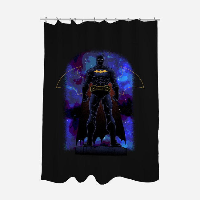 Bat Shadow Nebula-None-Polyester-Shower Curtain-Astrobot Invention