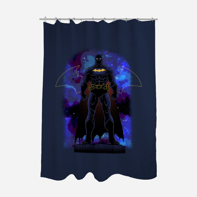 Bat Shadow Nebula-None-Polyester-Shower Curtain-Astrobot Invention