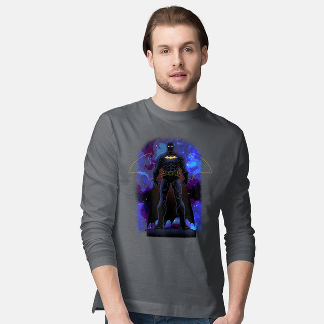 Bat Shadow Nebula-Mens-Long Sleeved-Tee-Astrobot Invention