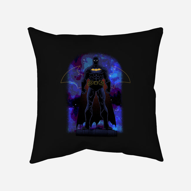 Bat Shadow Nebula-None-Removable Cover w Insert-Throw Pillow-Astrobot Invention