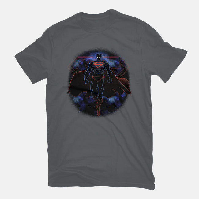 Super Shadow Nebula-Womens-Basic-Tee-Astrobot Invention