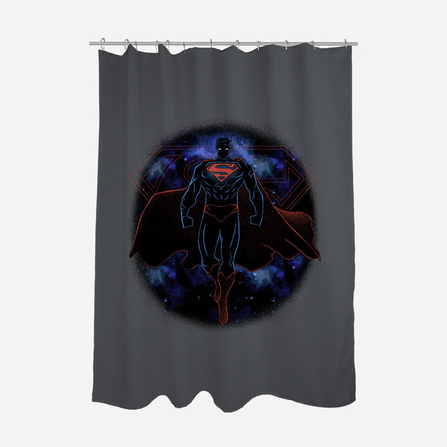 Super Shadow Nebula-None-Polyester-Shower Curtain-Astrobot Invention