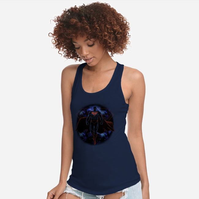 Super Shadow Nebula-Womens-Racerback-Tank-Astrobot Invention