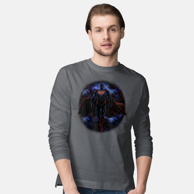 Super Shadow Nebula-Mens-Long Sleeved-Tee-Astrobot Invention