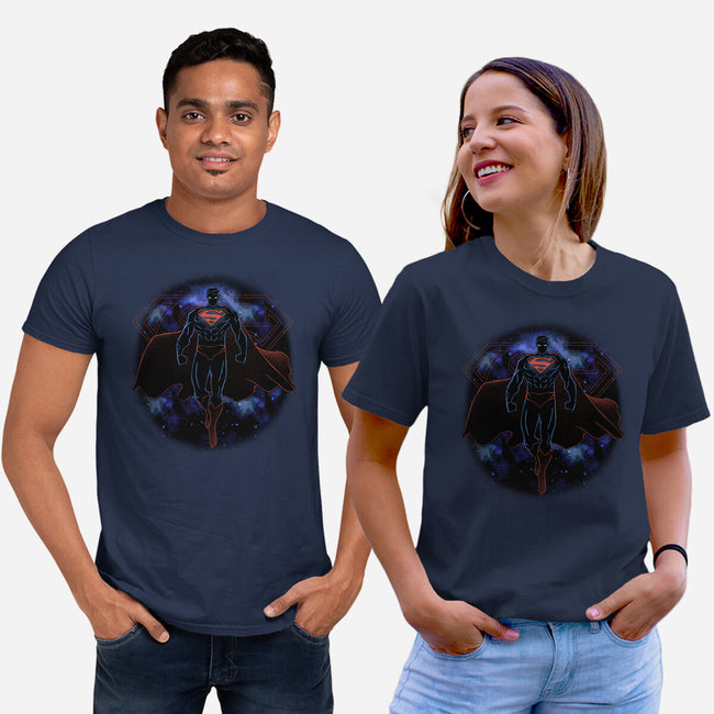 Super Shadow Nebula-Unisex-Basic-Tee-Astrobot Invention
