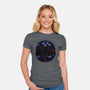 Super Shadow Nebula-Womens-Fitted-Tee-Astrobot Invention