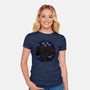 Super Shadow Nebula-Womens-Fitted-Tee-Astrobot Invention