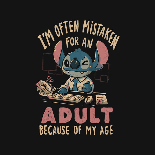 Mistaken For An Adult Because Of My Age-Womens-Fitted-Tee-Arigatees
