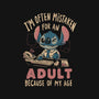Mistaken For An Adult Because Of My Age-Womens-Fitted-Tee-Arigatees