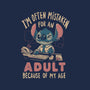 Mistaken For An Adult Because Of My Age-Unisex-Zip-Up-Sweatshirt-Arigatees