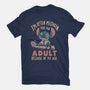 Mistaken For An Adult Because Of My Age-Womens-Basic-Tee-Arigatees