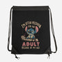 Mistaken For An Adult Because Of My Age-None-Drawstring-Bag-Arigatees