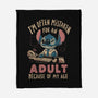Mistaken For An Adult Because Of My Age-None-Fleece-Blanket-Arigatees