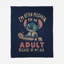 Mistaken For An Adult Because Of My Age-None-Fleece-Blanket-Arigatees