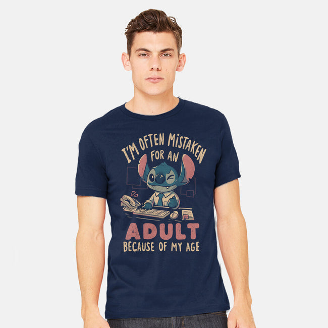 Mistaken For An Adult Because Of My Age-Mens-Heavyweight-Tee-Arigatees