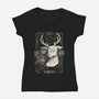 Virgo Tarot-Womens-V-Neck-Tee-eduely