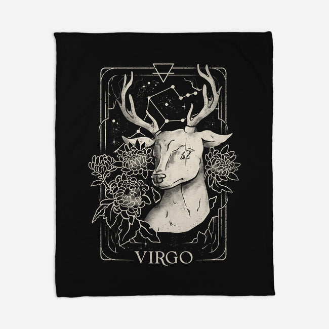 Virgo Tarot-None-Fleece-Blanket-eduely
