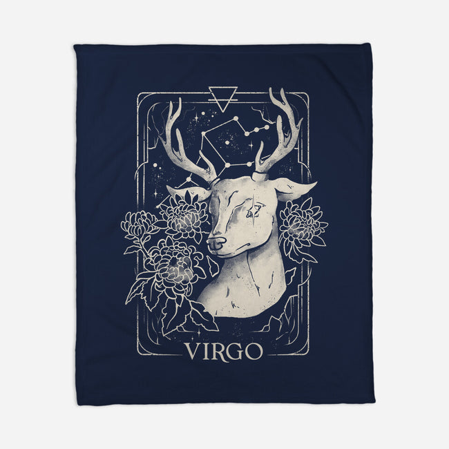 Virgo Tarot-None-Fleece-Blanket-eduely