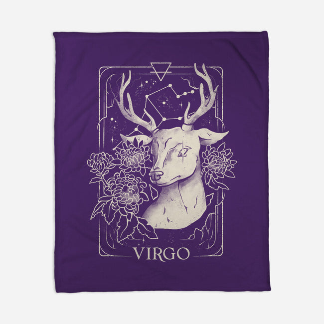 Virgo Tarot-None-Fleece-Blanket-eduely