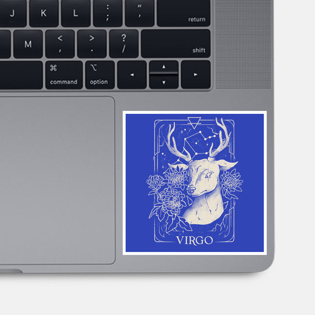 Virgo Tarot-None-Glossy-Sticker-eduely