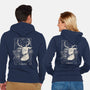 Virgo Tarot-Unisex-Zip-Up-Sweatshirt-eduely