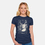 Virgo Tarot-Womens-Fitted-Tee-eduely