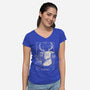 Virgo Tarot-Womens-V-Neck-Tee-eduely