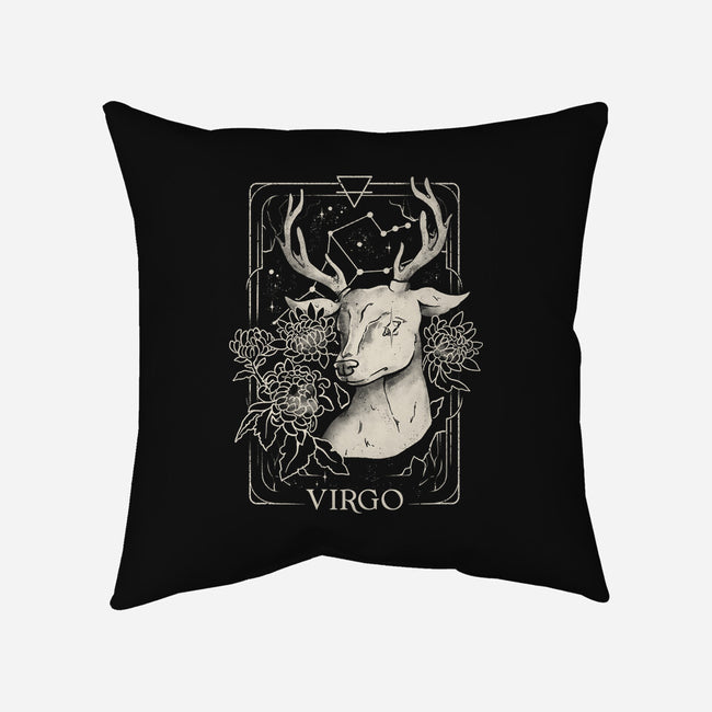 Virgo Tarot-None-Removable Cover w Insert-Throw Pillow-eduely