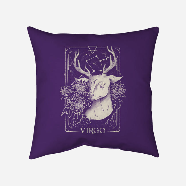 Virgo Tarot-None-Removable Cover w Insert-Throw Pillow-eduely