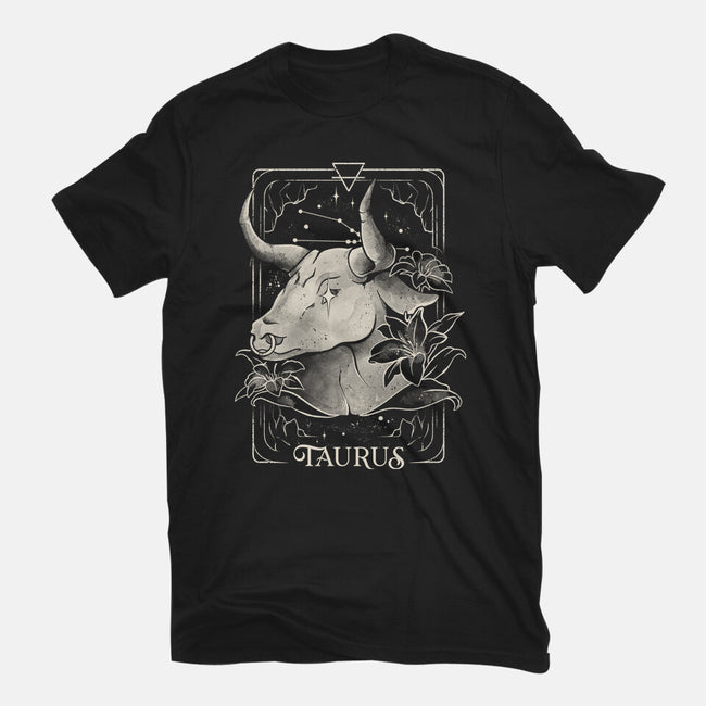 Taurus Tarot-Womens-Fitted-Tee-eduely