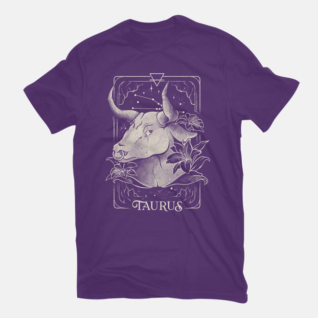 Taurus Tarot-Womens-Fitted-Tee-eduely
